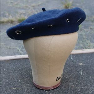 ETEREO Blue Wool Beret